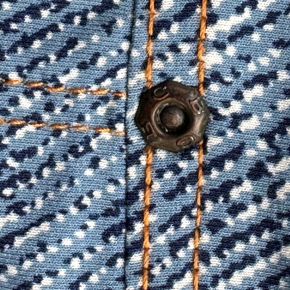 BCBGMaxAzria made in USA Polyester & Spandex Indigo blue Top Small - Picture 5 of 5